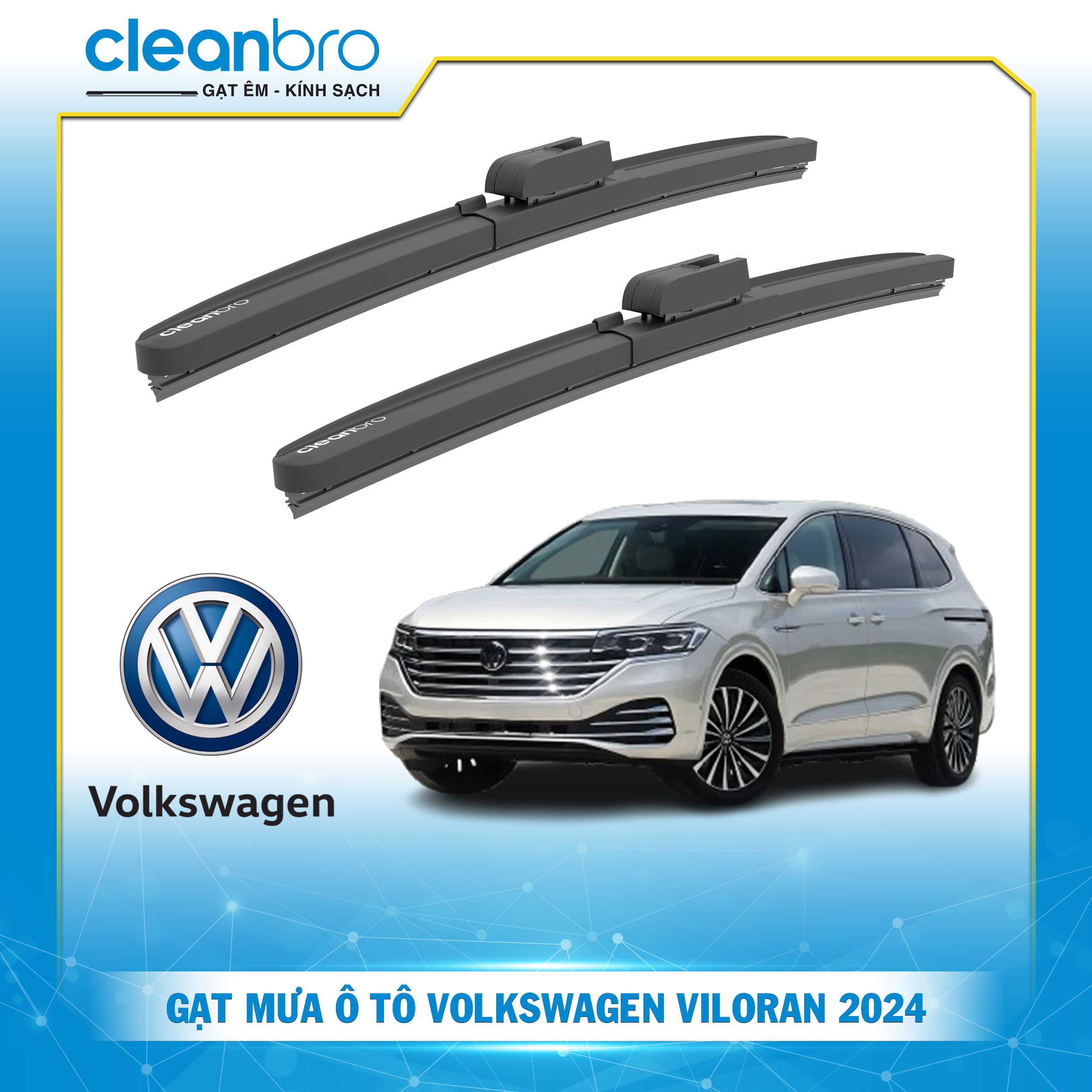 Gạt mưa ô tô hiệu ứng lá sen  Volkswagen Viloran [2024]